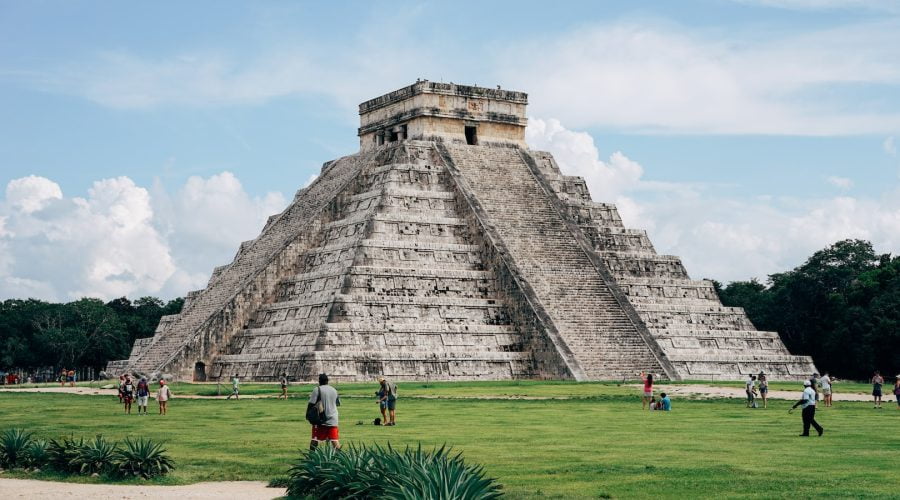 group of people standing ear gray temple