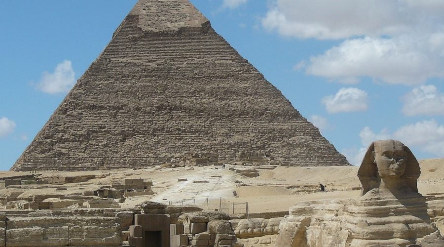 pyramids, sphinx, cairo
